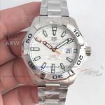 Perfect Replica Best Swiss Tag Heuer Aquaracer Calibre 5 White Dial Replica Watches